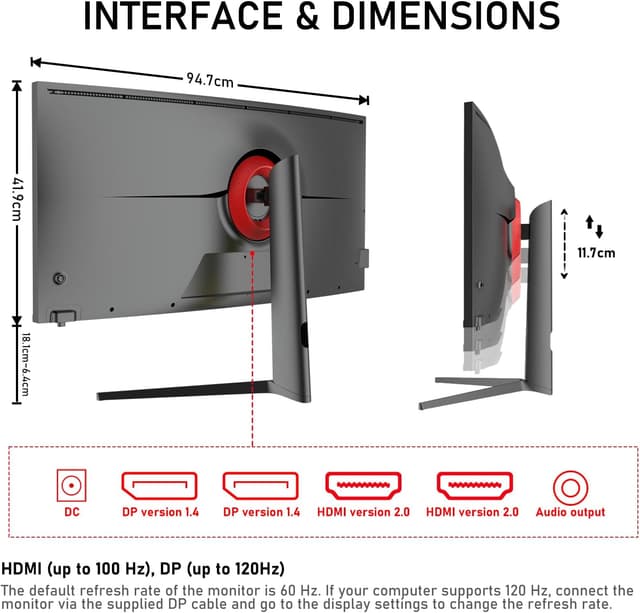 Thumbnail 6 de Gawfolk 40-inch IPS 5K ultrawide 120Hz monitor