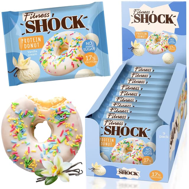Imagen de FitnesSHOCK Protein Donut 12g Eiweiß 🍩 en OfertitasTOP