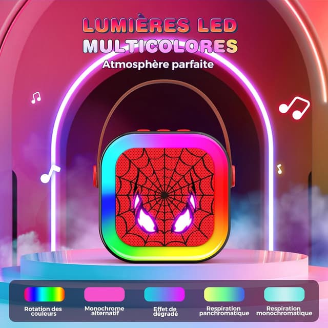 Thumbnail 3 de Braxel Micro Karaoke Spider 2 Micros Bluetooth