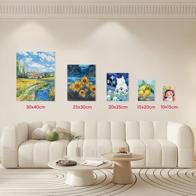 Detalle de RITOLLO Stretched Canvas 280GSM, 15 pack