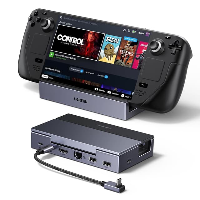 Detalle de UGREEN Steam Deck Dock — Dockingstation 100W