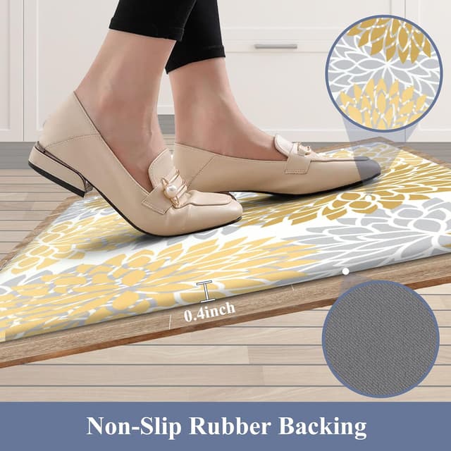 Detalle de HEBE anti fatigue kitchen mats 0.4 inch