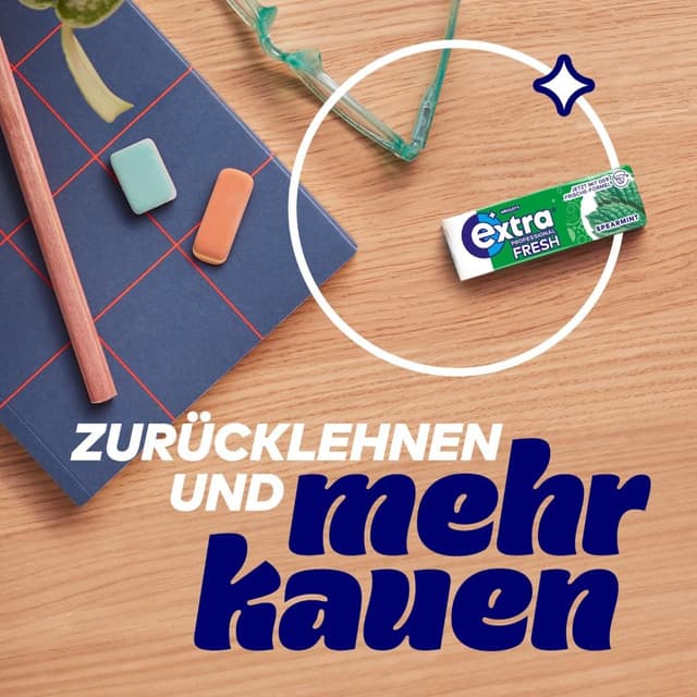 Thumbnail 3 de Extra Fresh Spearmint zuckerfreier Kaugummi 300 Stück 🍬