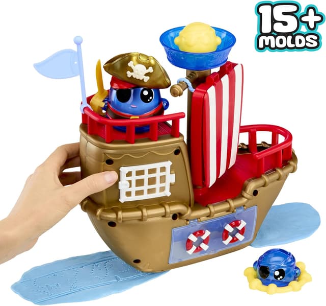 Thumbnail 1 de DohKins Pirate Ship Playset dough that never dries