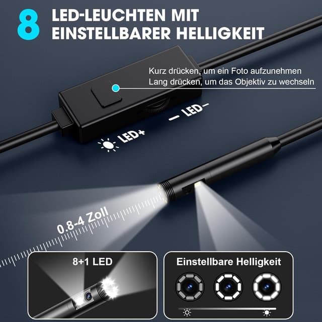 Thumbnail 4 de OneAmg Endoskopkamera 5 m