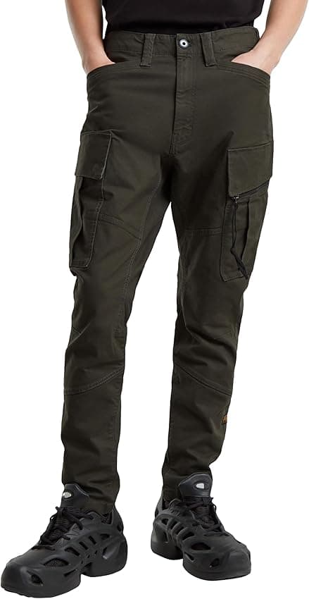 Detalle de G-Star Pantalón Zip Pocket 3D Skinny Cargo, Gris