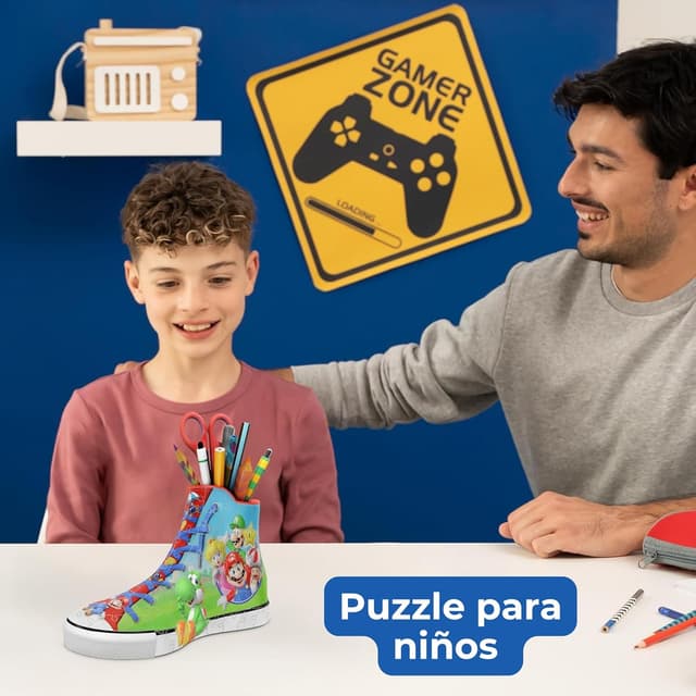 Thumbnail 5 de Ravensburger Puzzle 3D Super Mario Sneakers para Niños 🖍