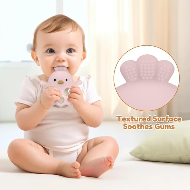 Detalle 1 de MCGMITT Teething Rattle 3 Months Grasping Ball