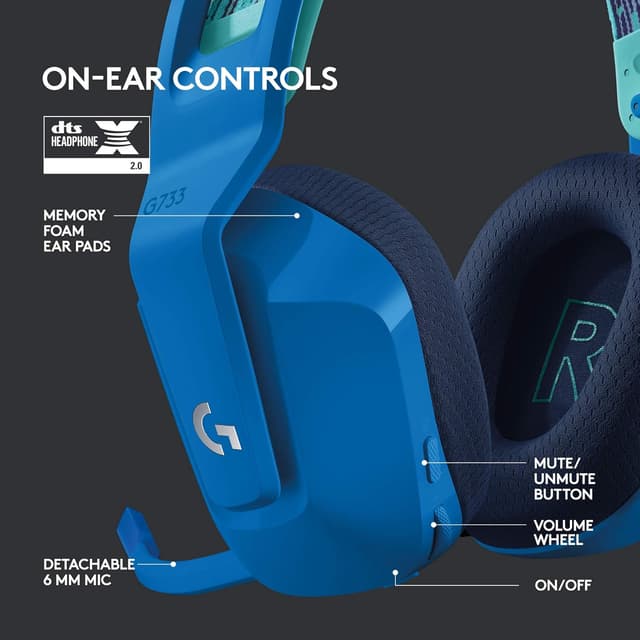 Thumbnail 4 de Logitech G733 Lightspeed Wireless Headset 29h