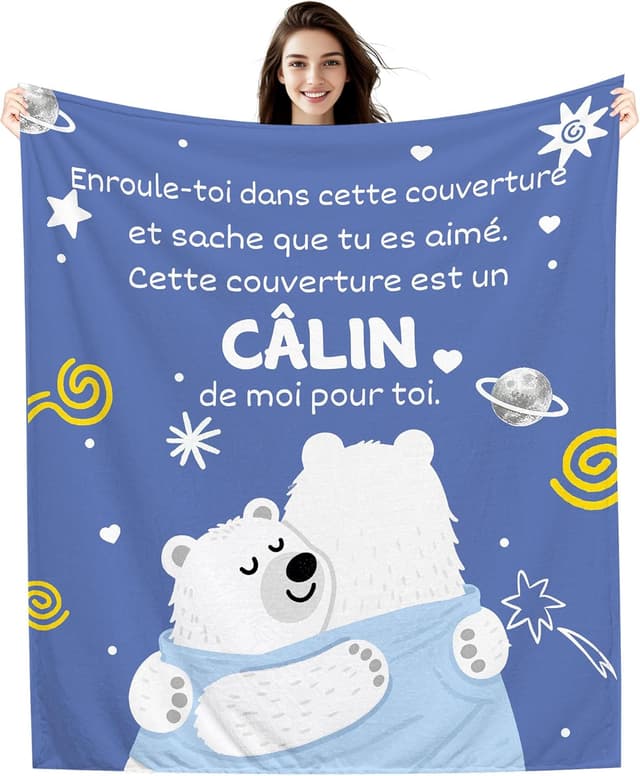 Detalle 2 de Couverture romantique 150 x 130 cm