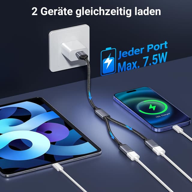 Detalle 2 de KiwiBird USB Splitter 1 zu 2