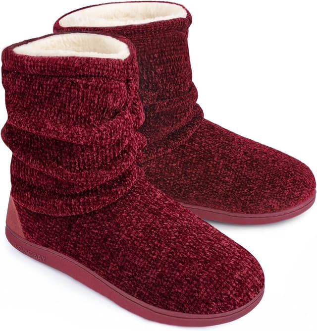 Thumbnail 6 de LongBay Women's Cozy Winter Slipper Boots Memory Foam