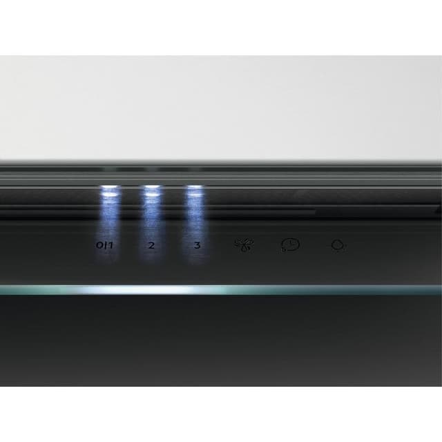 Detalle 2 de AEG GDE689HM campana extractora de 90 cm con Hob2Hood y control táctil en cristal