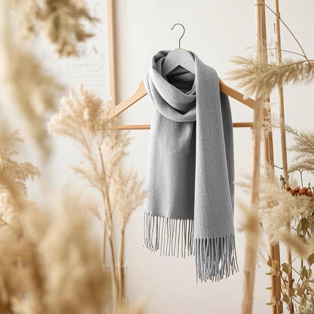 Thumbnail 1 de SoftSixant Cold Weather Wool Scarf 70.8" 🧣