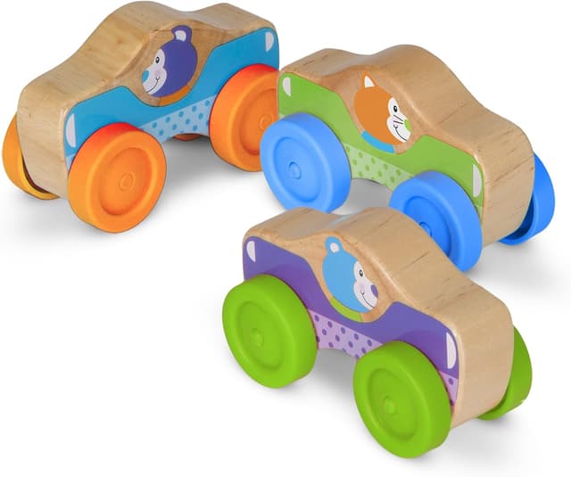 Thumbnail 2 de Melissa & Doug 40129 Animal Stacking Cars wooden toy