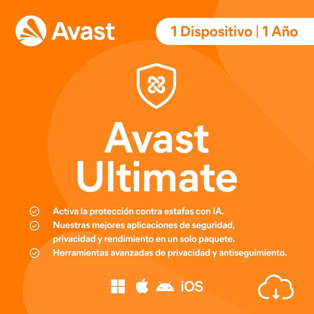 Imagen de Avast Ultimate 2025 🛡️ Antivirus para Windows, 1 Dispositivo, 1 Año en OfertitasTOP