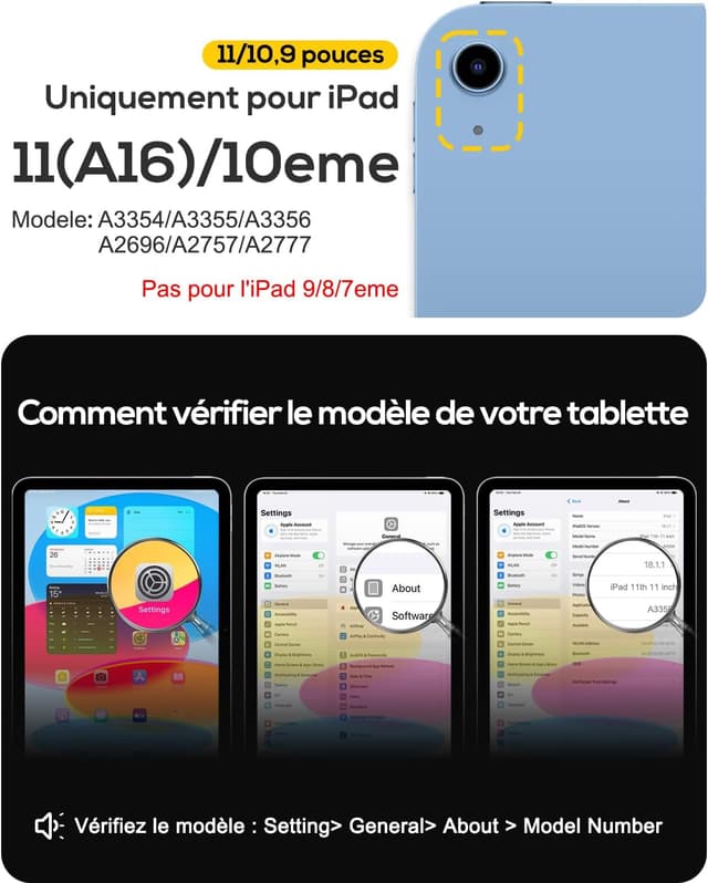 Detalle 2 de BRAECN Coque iPad 11 pouces antichoc