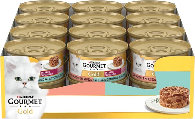 Thumbnail 5 de GOURMET Gold Intrecci cibo umido 24 lattine 🐱