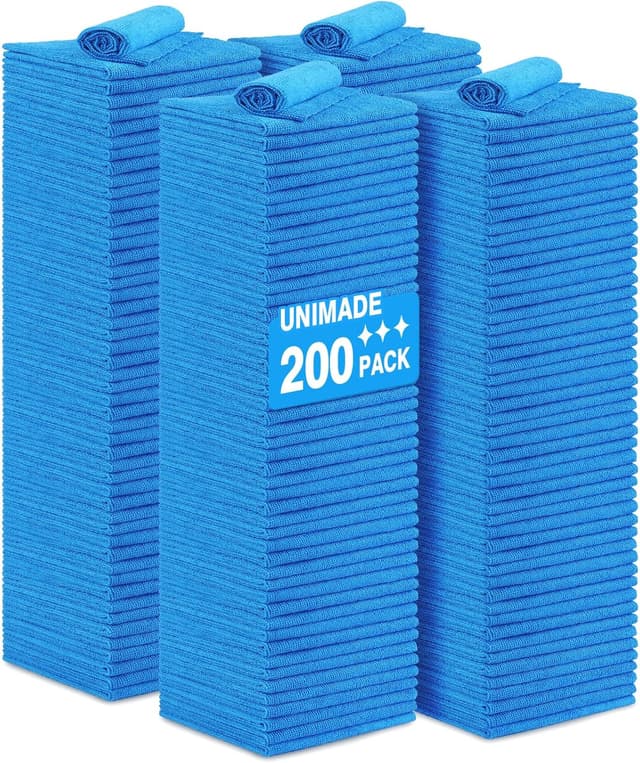 Imagen de UNIMADE Shop Towel Rag 200 Pack microfiber towels 🧽 en OfertitasTOP