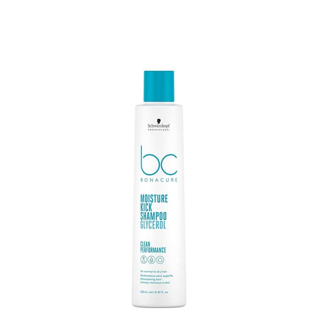 Detalle de Schwarzkopf bonacure Moisture Kick Champú mit Glycerol, 250 ml