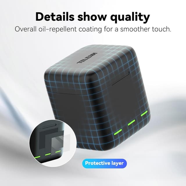 Thumbnail 6 de TELESIN Akku-Ladegerät-Set 2er für GoPro