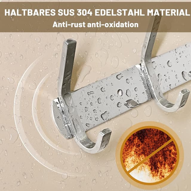 Thumbnail 1 de Appendiabiti Acciaio Inossidabile 6 ganci