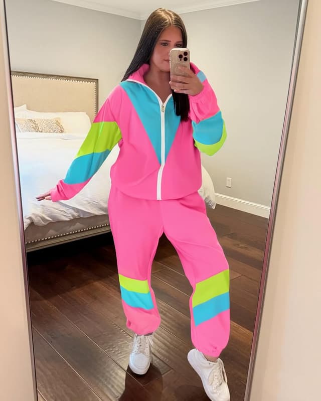 Thumbnail 4 de UOUA Women's Color Block Tracksuit Set