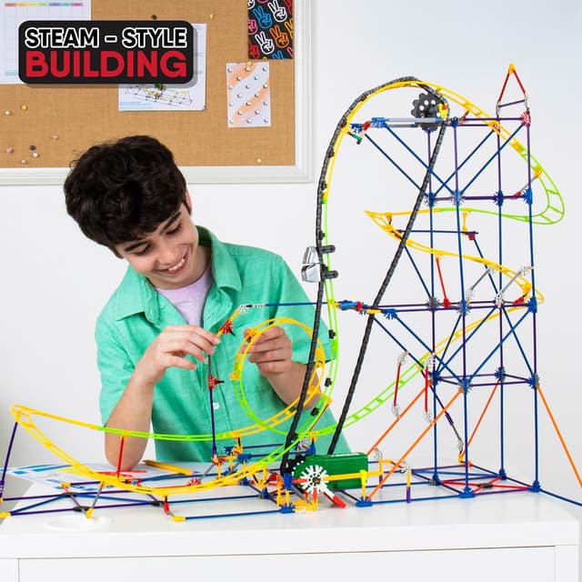 Detalle 2 de K’NEX Roller Coaster STEM 546 pièces