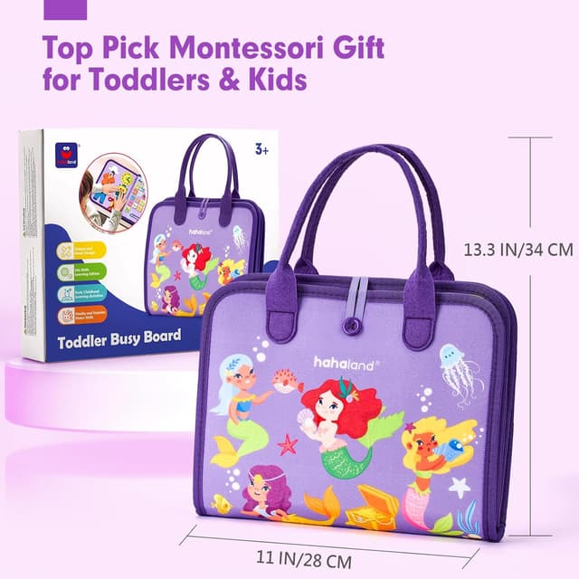 Thumbnail 6 de hahaland Montessori Busy Board 8 in 1