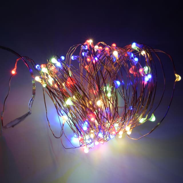 Detalle 2 de KARSUM USB fairy lights 36ft, 100 LEDs