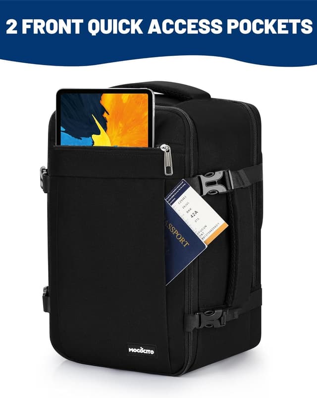 Detalle de MOCOCITO Underseat Cabin Bag 40x20x25L with 15.6-inch laptop pocket