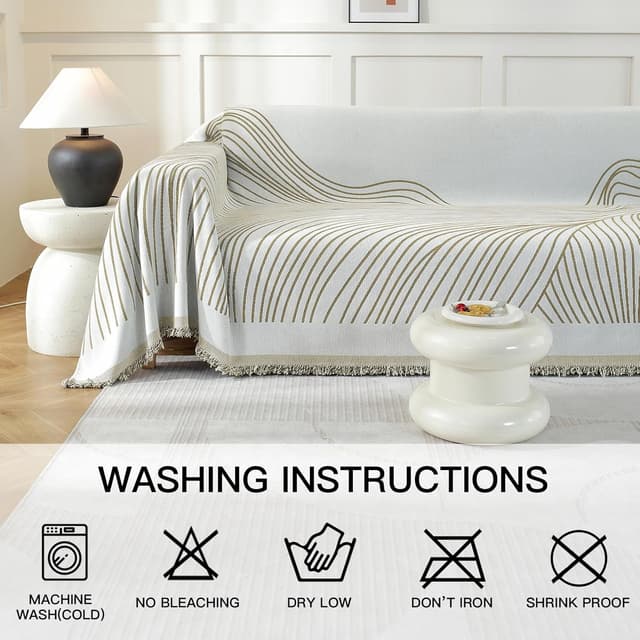 Thumbnail 5 de YSTELLAA Funda Sofa 4 Plazas 180×380CM