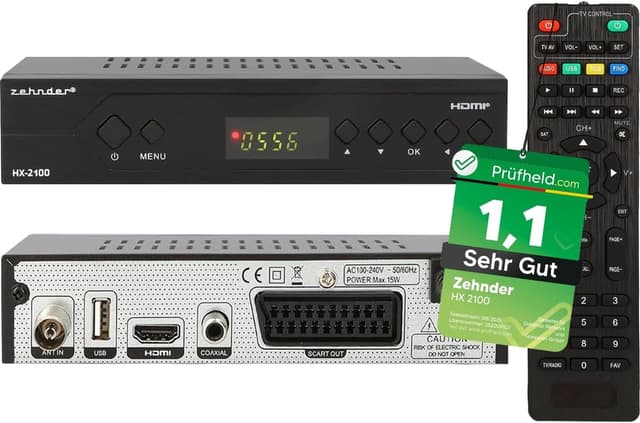 Imagen de Zehnder HX 2100 Kabelreceiver Full HD en OfertitasTOP