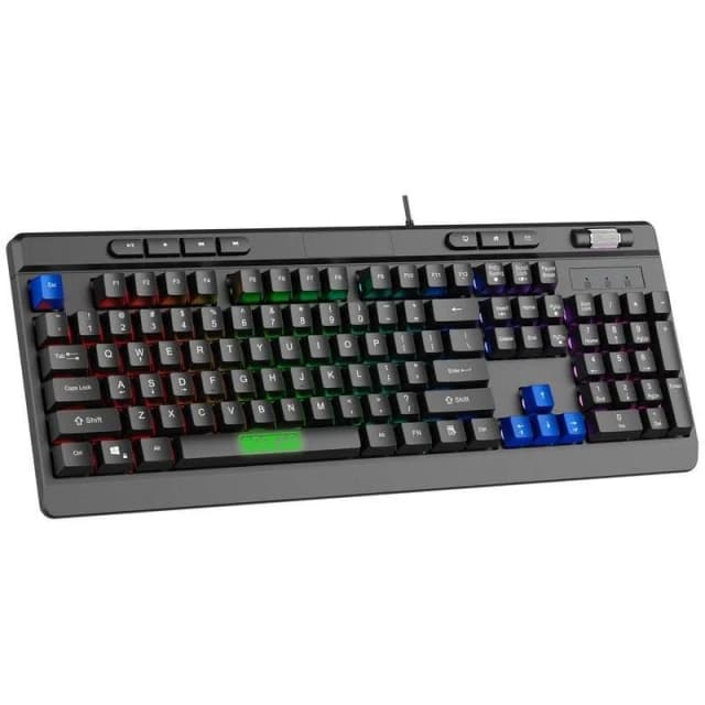 Detalle de Sparco STEALTH teclado membrana RGB con ruleta
