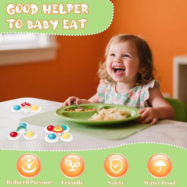 Thumbnail 4 de Tapvai 3 Pcs Gioco Seggiolone Ventosa