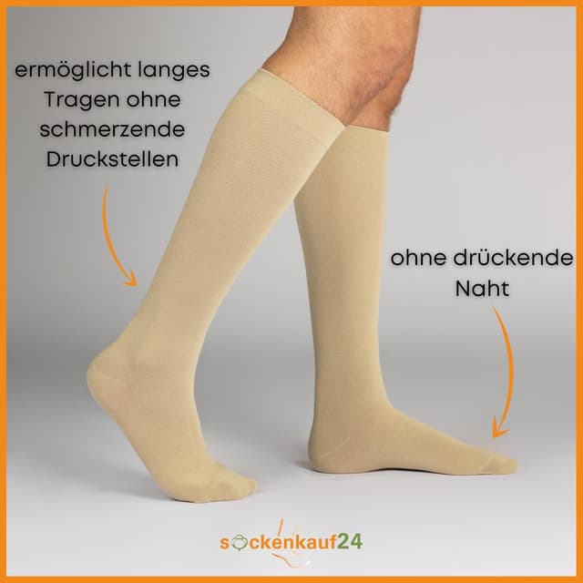 Thumbnail 6 de sockenkauf24 Stützstrümpfe (1/2/4 Paar) für Damen & Herren – Kompressions- und Reisestrümpfe