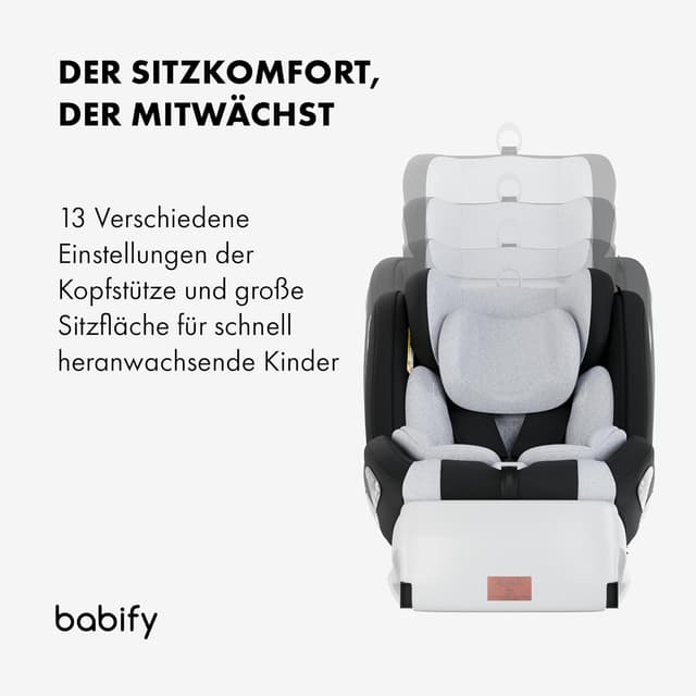 Detalle 2 de Babify Onboard Isofix Autositz 40-150 cm