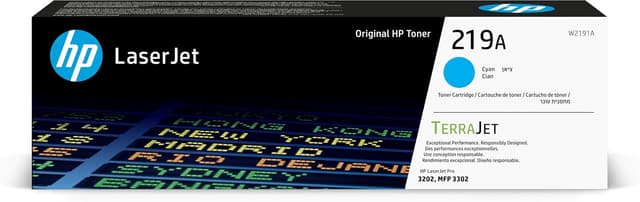 Detalle de HP 219A Cyan Original LaserJet Toner Cartridge