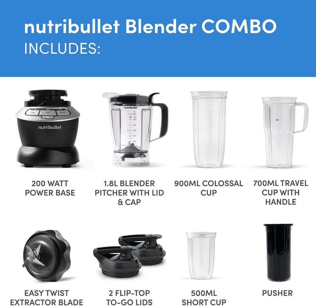 Detalle de nutribullet Hot & Cold Blender Combo 1.8L