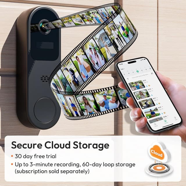 Thumbnail 4 de Belleye Video Doorbell Camera Wireless 2K HD