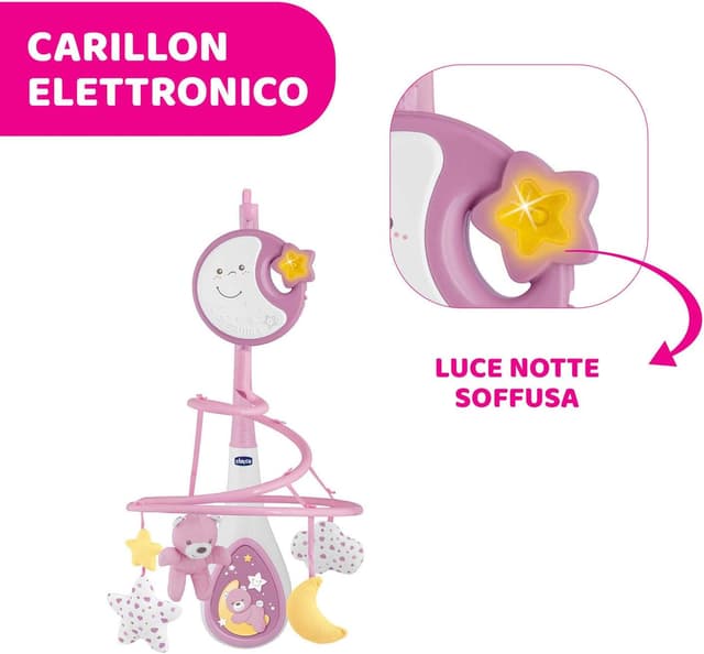 Thumbnail 5 de Chicco Next2Dreams Giostrina 3in1 rosa