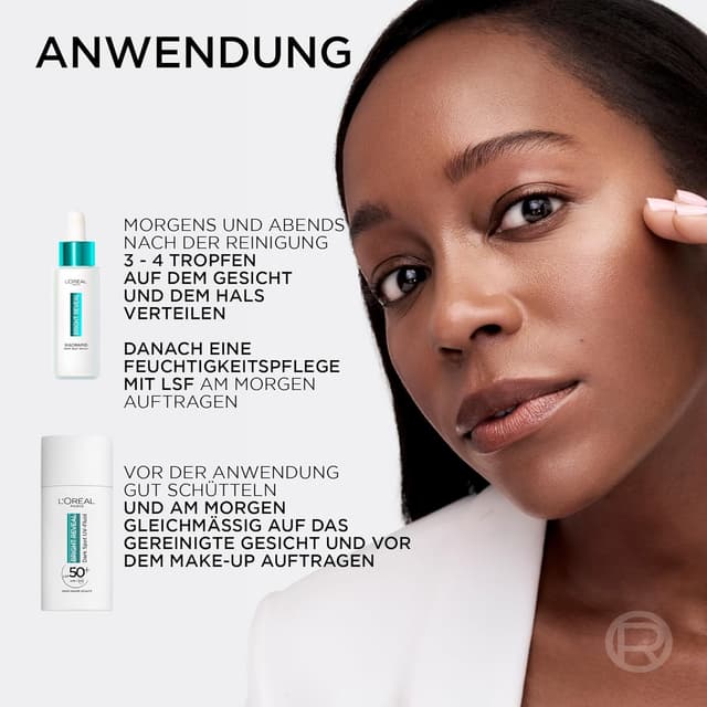 Thumbnail 6 de L'Oréal Paris Anti-Pigmentflecken Set Bright Reveal: Niacinamid-Serum & UV Fluid LSF 50