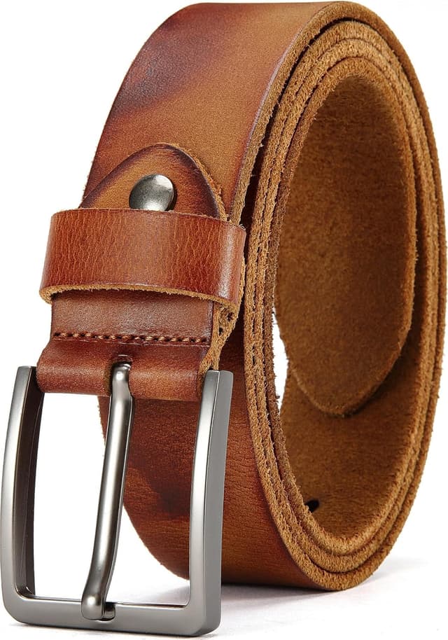 Thumbnail 6 de DOOPAI Herren-Gürtel aus Vollleder (Casual/Arbeits) mit einstellbarer Länge