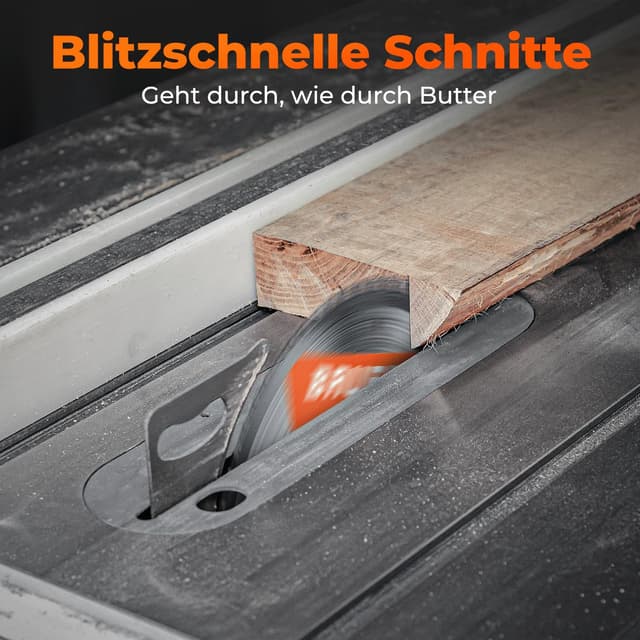 Detalle de BAUBECK Sägeblatt 315x30 3 mm Z30 (Zuschnitt in Holz mit Nägel) für Tischkreissägen