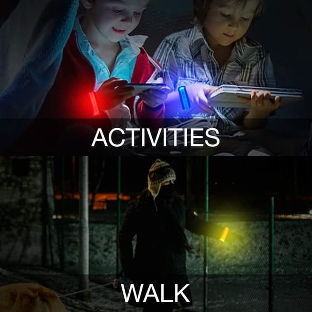 Thumbnail 6 de KIRALUMI 40 Bright LED Glow Bracelets (8 Colors) for Halloween, Festivals, and Night Events