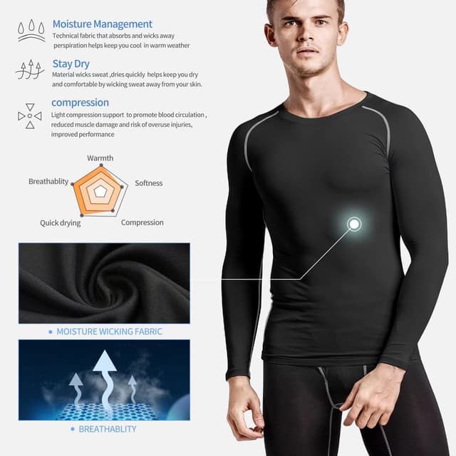 Thumbnail 2 de Sillictor Long Sleeve Compression Base Layer UPF50+