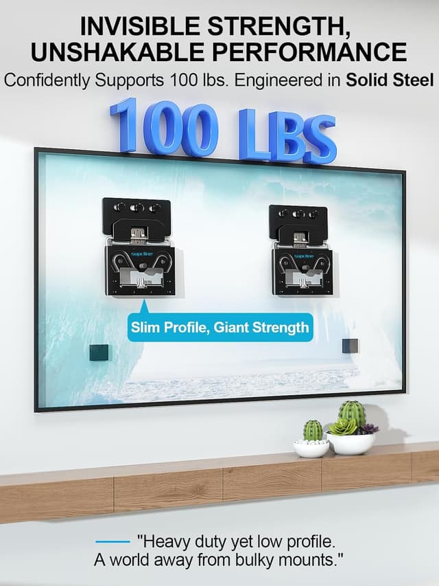 Thumbnail 5 de Ultra Slim TV Wall Mount 100 lbs