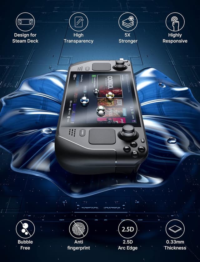 Detalle 2 de JSAUX 2-Pack Screen Protector 0.33mm