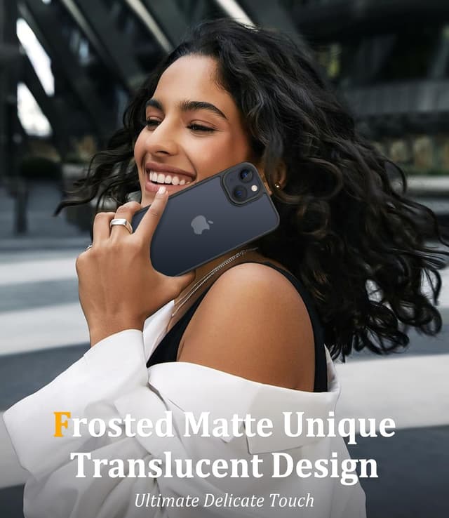 Thumbnail 6 de Mootobo for iPhone 13 Case (6.1 inch) – 4 in 1 shockproof case with 2 screen protectors and lens protector, black