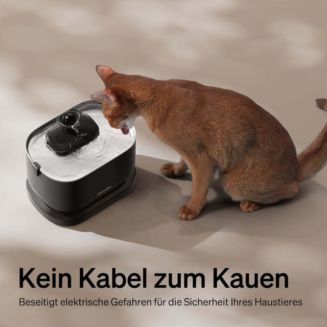 Detalle de PETLIBRO Katzenbrunnen kabellos 5000 mAh